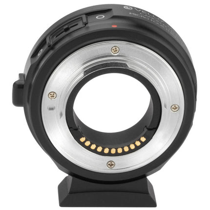 Vello Adaptador de Lente para Canon EF EF-S a Micro Cuatro Tercios con Pie de Trípode y Actualización por USB