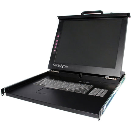 StarTech Consola KVM Rackmount 19" TFT LCD 1280x1024 USB VGA con Railes Integrados