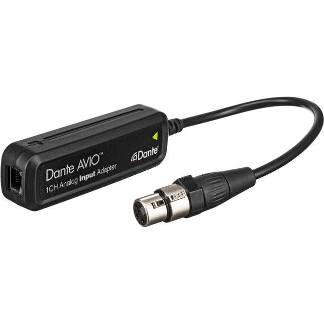 Audinate Dante AVIO Adaptador de Entrada Analógica 1 Canal 24-Bit 96 kHz