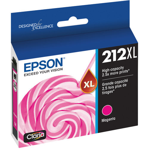 Epson Claria 212XL Cartucho de Tinta Magenta Alta Capacidad para Impresoras XP-4100 XP-4105 WF-2830 WF-2850