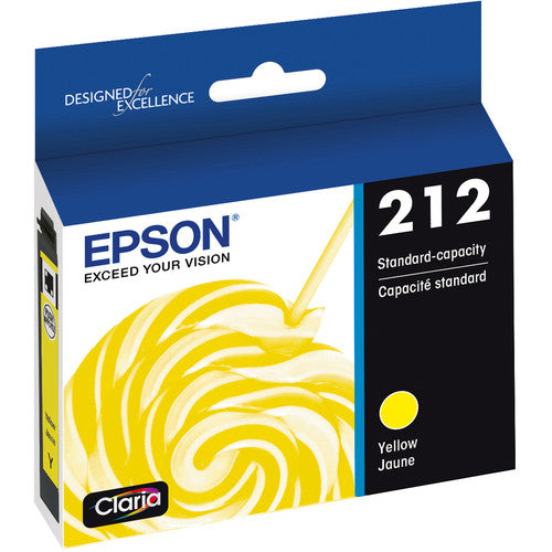 Cartucho de tinta amarilla Epson Claria 212 capacidad estándar para impresora XP-4100 XP-4105 WF-2830 WF-2850