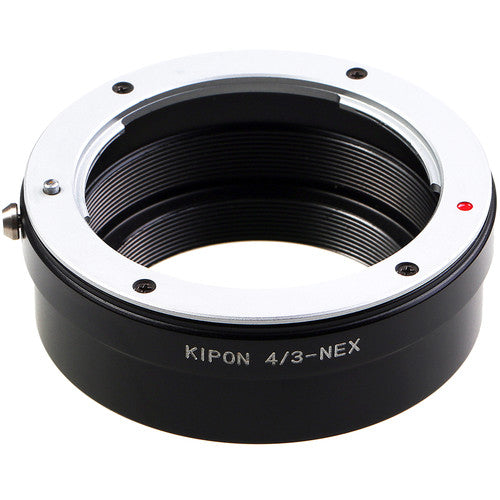 KIPON Adaptador de Montura para Lente Four Thirds a Sony E Mantiene Enfoque Infinito