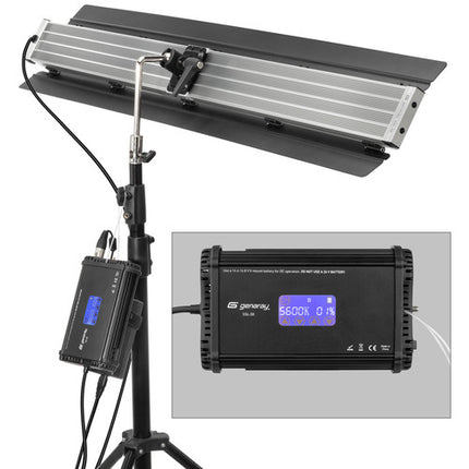 Genaray SSL-50 Luz LED Soft Strip 4x50" 5600K CRI 96 con Dimmer