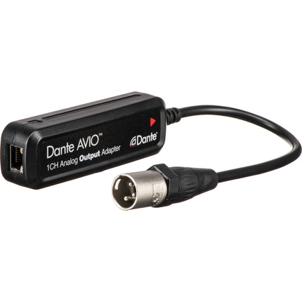 Audinate Dante AVIO Adaptador de salida analógica XLR 1 canal 24-Bit 96 kHz
