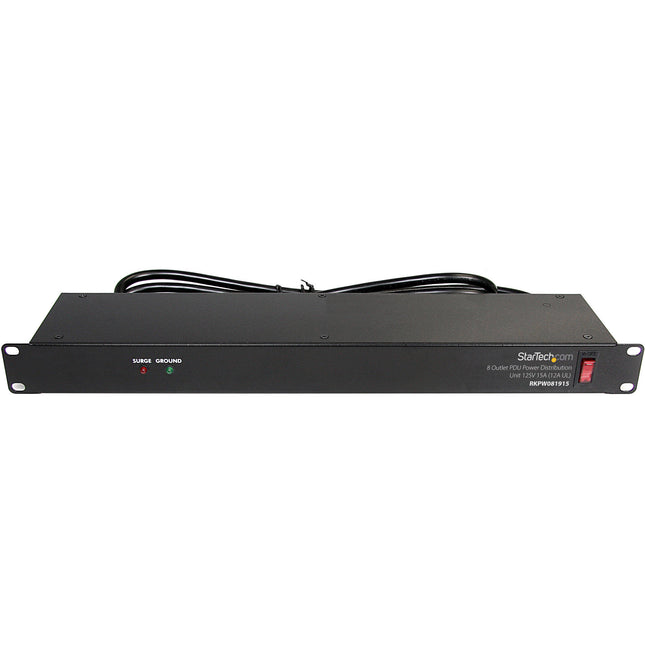 StarTech PDU para rack 1RU 8 tomas protección contra sobretensiones