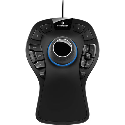 3Dconnexion SpaceMouse Pro Ratón 3D 15 Teclas Programables Reposamuñecas Suave