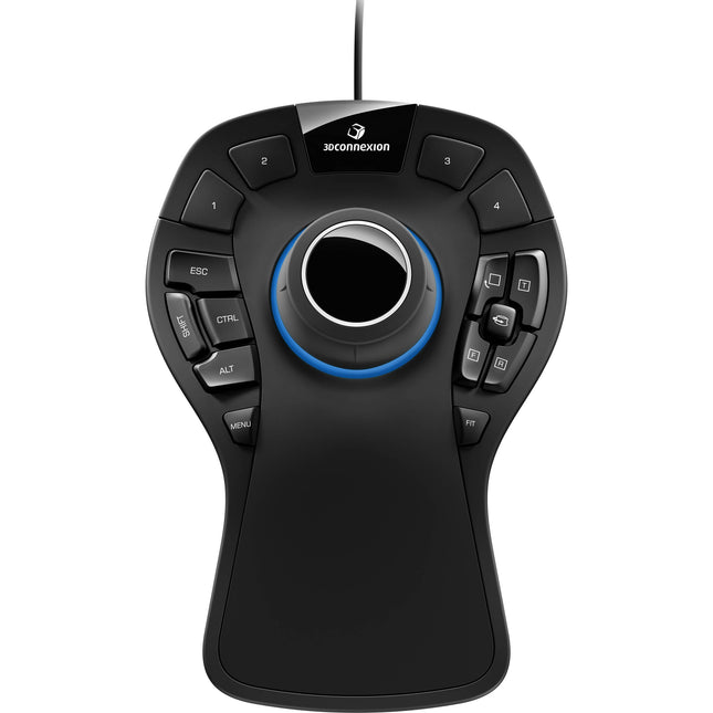 3Dconnexion SpaceMouse Pro Ratón 3D 15 Teclas Programables Reposamuñecas Suave