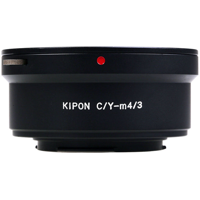 KIPON Adaptador de Montura para Lentes Contax Yashica a Micro Cuatro Tercios con Foco Infinito y Construcción en Aluminio y Latón