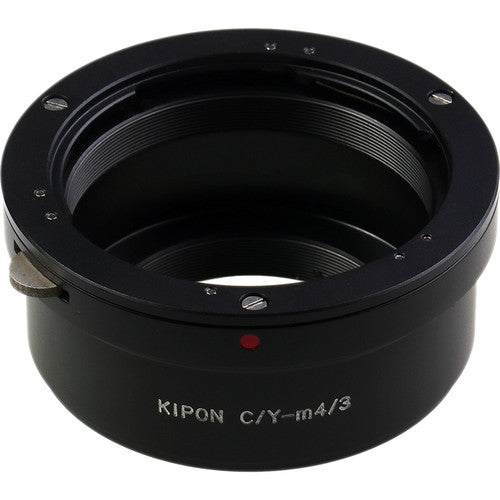 KIPON Adaptador de Montura para Lentes Contax Yashica a Micro Cuatro Tercios con Foco Infinito y Construcción en Aluminio y Latón