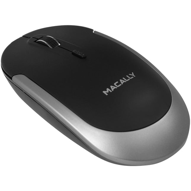 Macally Ratón Óptico Bluetooth Inalámbrico 1600 dpi Alcance 30 m