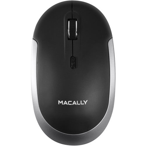 Macally Ratón Óptico Bluetooth Inalámbrico 1600 dpi Alcance 30 m