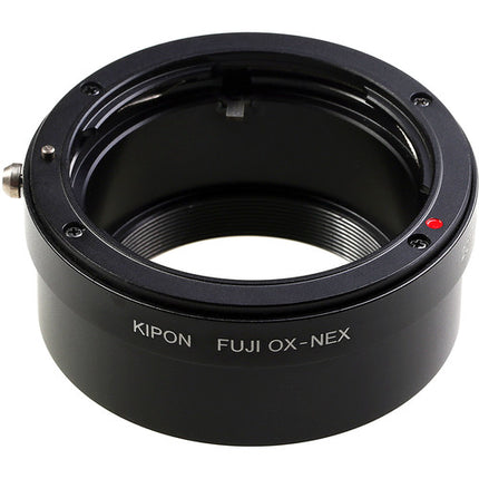 KIPON Adaptador de Montura para Objetivo Fujica X-Mount a Sony E-Mount en Aluminio y Latón