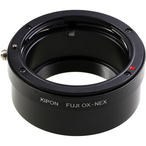 KIPON Adaptador de Montura para Objetivo Fujica X-Mount a Sony E-Mount en Aluminio y Latón