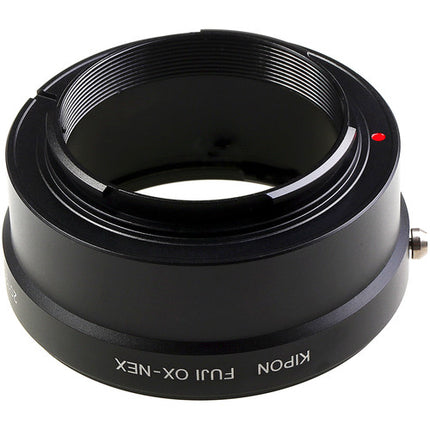 KIPON Adaptador de Montura para Objetivo Fujica X-Mount a Sony E-Mount en Aluminio y Latón