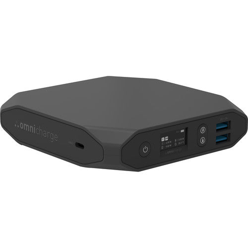 omnicharge Omni 20 Cargador portátil y hub Capacidad 20100mAh 60W USB-C