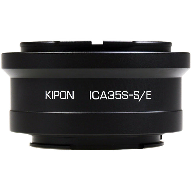 KIPON Adaptador de Montura para Lente Icarex BM a Cámara Sony E Mantiene Enfoque Infinito