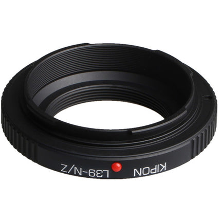KIPON Adaptador de Objetivo L39 para Montura Nikon Z con Enfoque Infinito y Construcción en Aluminio y Latón