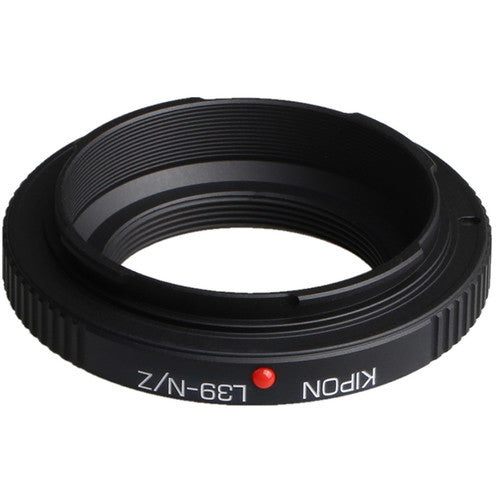KIPON Adaptador de Objetivo L39 para Montura Nikon Z con Enfoque Infinito y Construcción en Aluminio y Latón