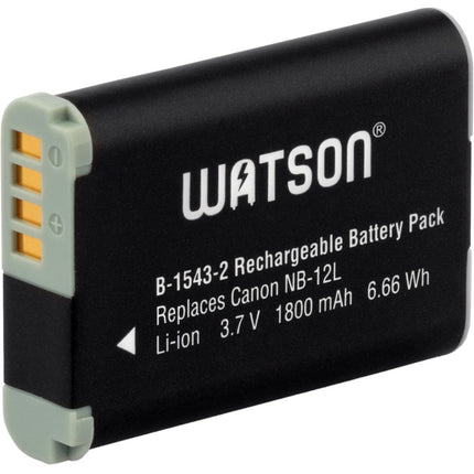 Watson NB-12L Batería de Litio 3.7V 1800mAh Repuesto Canon
