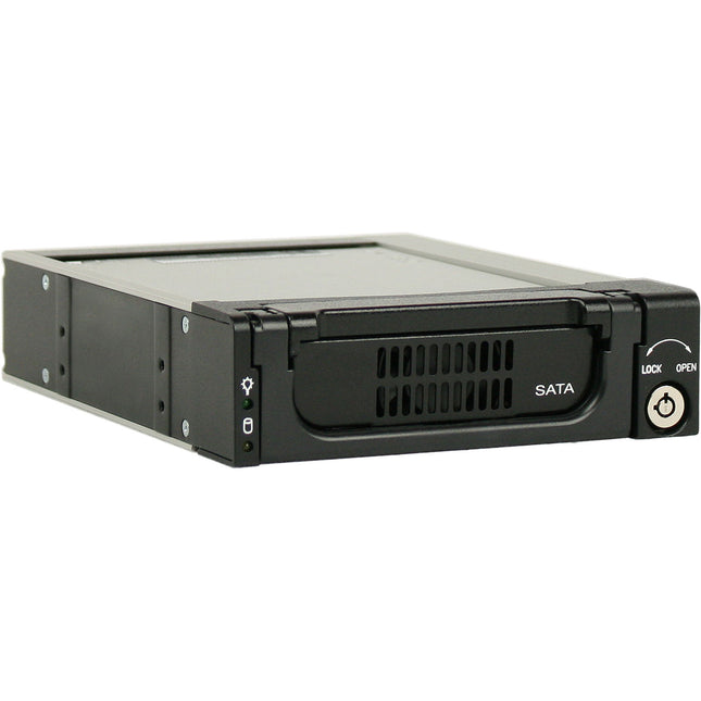CRU-DataPort JR RJR110 Soporte para Disco Duro Extraíble Negro SATA 3G Aluminio