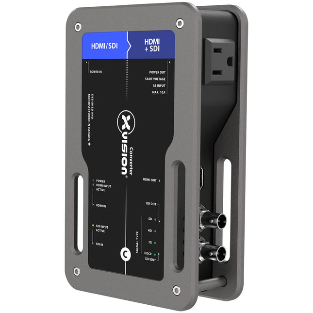 Theatrixx Technologies Convertidor de Video Bidireccional SDI HDMI con Salida 120V y Conector powerCON