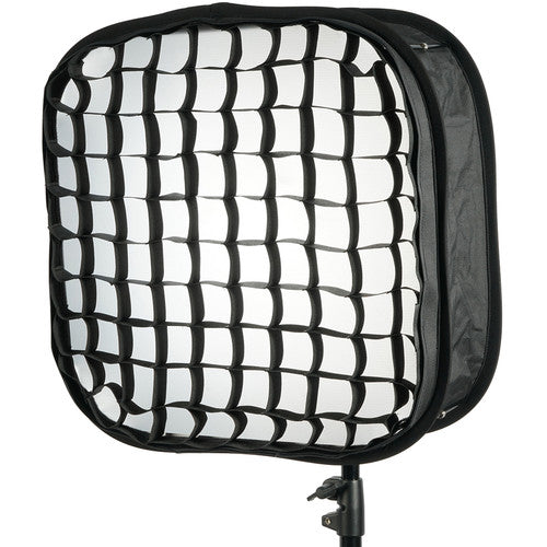 ikan Presto Softbox para Luz LED 1x1 con Rejilla y Difusión 1/4 Stop
