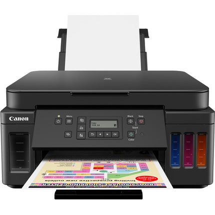 Canon PIXMA G6020 Impresora Multifuncional MegaTank Wireless 350 Hojas Kit Tinta GI-20