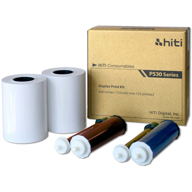 HiTi P530D Kit de impresión dúplex 6x8 pulgadas 500 impresiones para impresora fotográfica