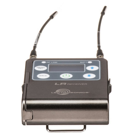 Lectrosonics L Series ZS-LRLT Sistema Micrófono Lavalier Inalámbrico Omni 470-537 MHz 50/100mW 4h Batería
