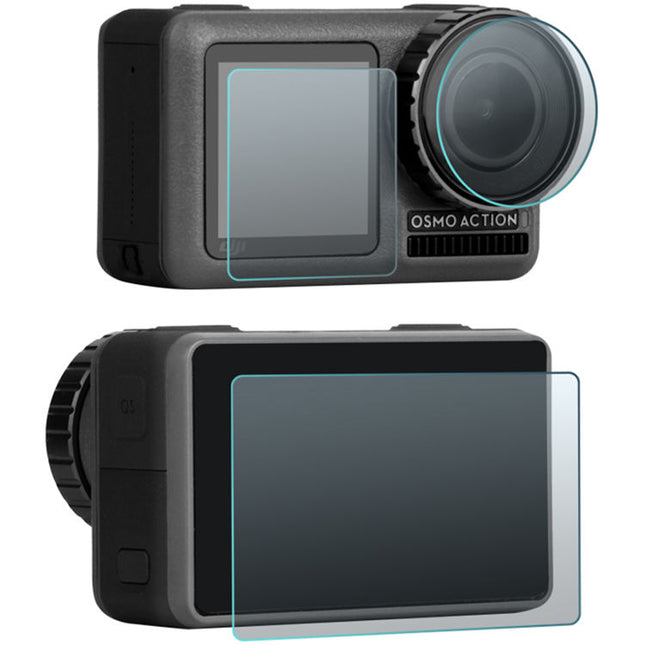 DigitalFoto Solution Protector Vidrio Templado 9H para Osmo Action Combo Lente y Pantalla
