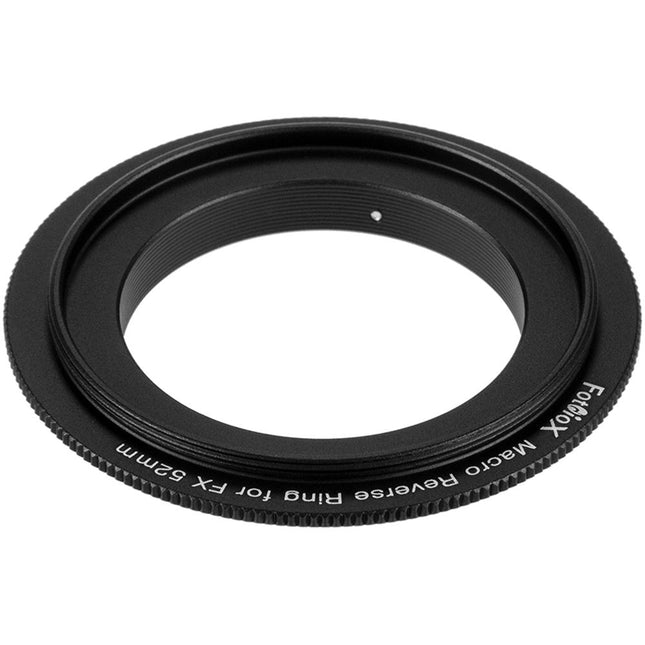 FotodioX Adaptador Macro Anillo Montura Inversa 52mm para FUJIFILM X-Mount Cámaras Aluminio Anodizado