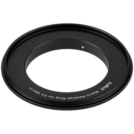 FotodioX Adaptador Macro Reversible 58mm Aluminio Anodizado para FUJIFILM X-Mount