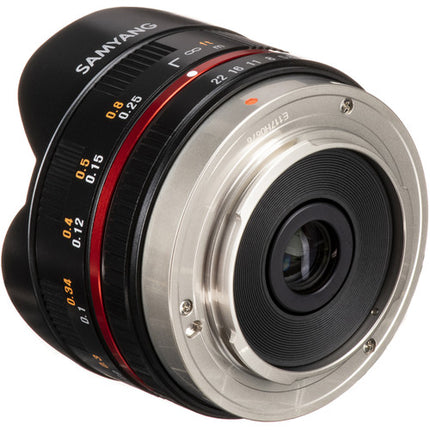 Samyang 7.5mm f/3.5 UMC Ojo de Pez para Micro Cuatro Tercios 180º Negro