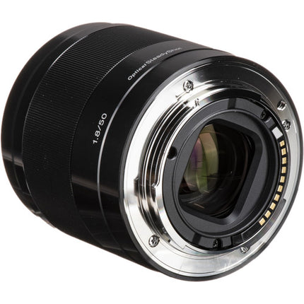 Sony E 50mm f/1.8 OSS Objetivo Estabilizado con Filtro UV 49mm Kit de Limpieza