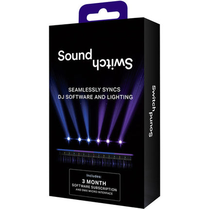SoundSwitch Micro-DMX Interface Interfaz USB a DMX con LED Azul y Software Gratis
