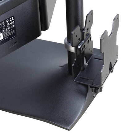 Ergotron Thin Client Mount Soporte Ajustable para Mac mini VESA 75x75 100x100 mm Negro