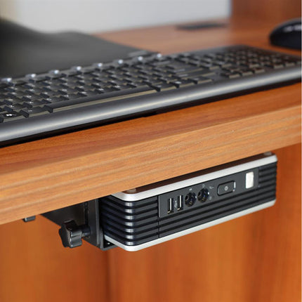 Ergotron Thin Client Mount Soporte Ajustable para Mac mini VESA 75x75 100x100 mm Negro