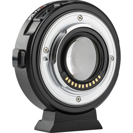 Viltrox EF-M2 II Adaptador de Montura Canon EF a Micro Cuatro Tercios con Reductor Focal 0.71x y Pie de Trípode
