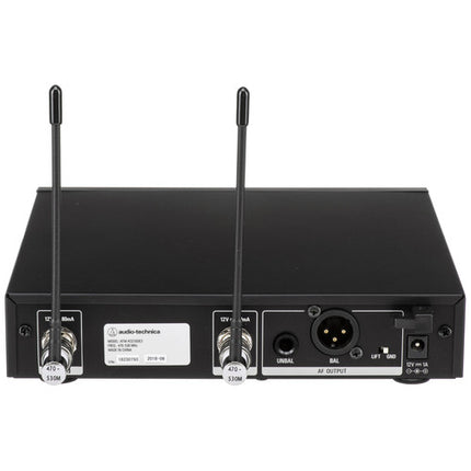 Audio-Technica ATW-3211/893x Sistema de Micrófono Inalámbrico Omni MicroEarset 9.5h Batería 330ft Alcance