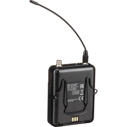 Audio-Technica ATW-3211/893x Sistema de Micrófono Inalámbrico Omni MicroEarset 9.5h Batería 330ft Alcance