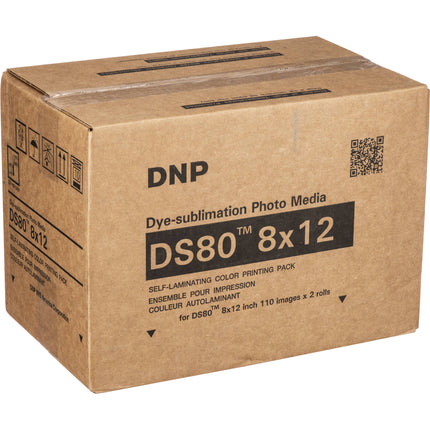 DNP 8 x 12" Pack de Impresión para Impresora DS80 220 Impresiones 2 Unidades