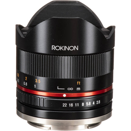 Rokinon 8mm f/2.8 Fisheye UMC para Sony E APS-C 180° ángulo