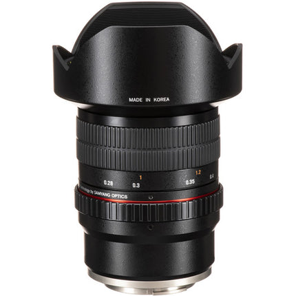 Rokinon 14mm f/2.8 ED AS IF UMC objetivo para Sony E-Mount con enfoque manual y lente esférica