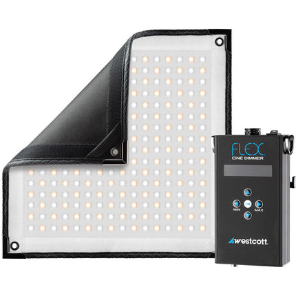 Westcott Flex Cine Bi-Color Mat 1 x 1 Luz LED Kit 2800-6000K Dimmer