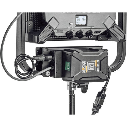 Litepanels Battery Plate para Gemini 1x1 Soporta Batería 14.4V V-Mount