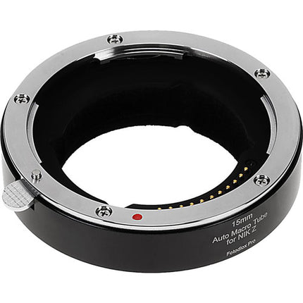 FotodioX 15mm Pro Tubo Extensor Macro Automático para Nikon Z-Montura AF y Metadatos