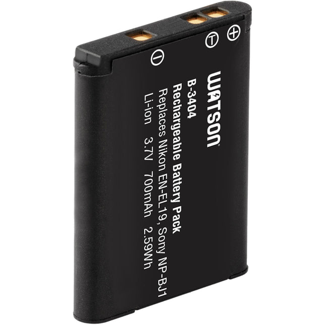 Watson EN-EL19 NP-BJ1 Batería de Litio 3.7V 700mAh para Nikon Sony