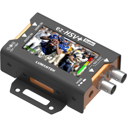 Lumantek EZ-HSV+ Convertidor HDMI a SDI con pantalla y escalador 1080p 2 SDI
