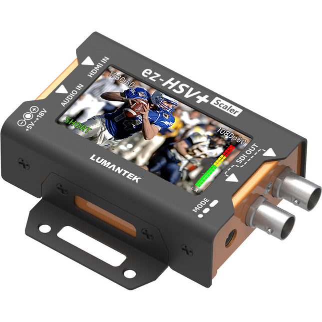 Lumantek EZ-HSV+ Convertidor HDMI a SDI con pantalla y escalador 1080p 2 SDI