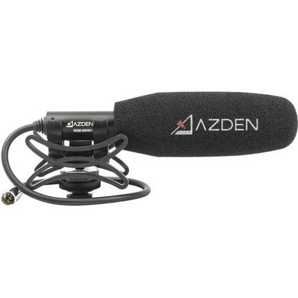 Azden SGM-250MX Micrófono Shotgun Mini-XLR con Cable 33cm y Shockmount